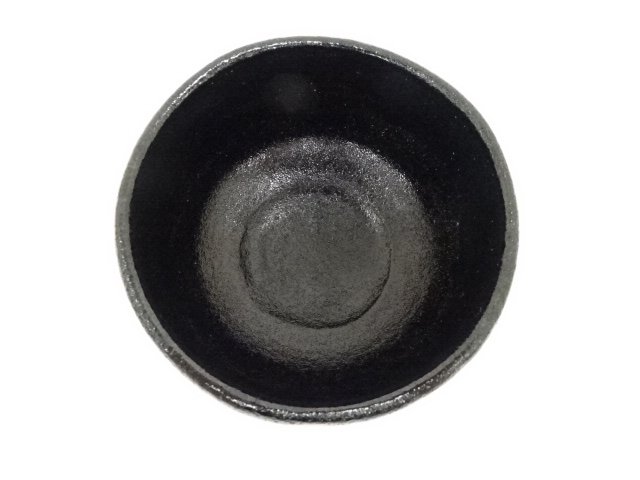 ♥とても古い♥　楽茶碗　茶碗　楽　茶道具　骨董　古玩 道具 ] - 道具 良楽造 黒楽茶碗（共箱） | ネットショップ圭